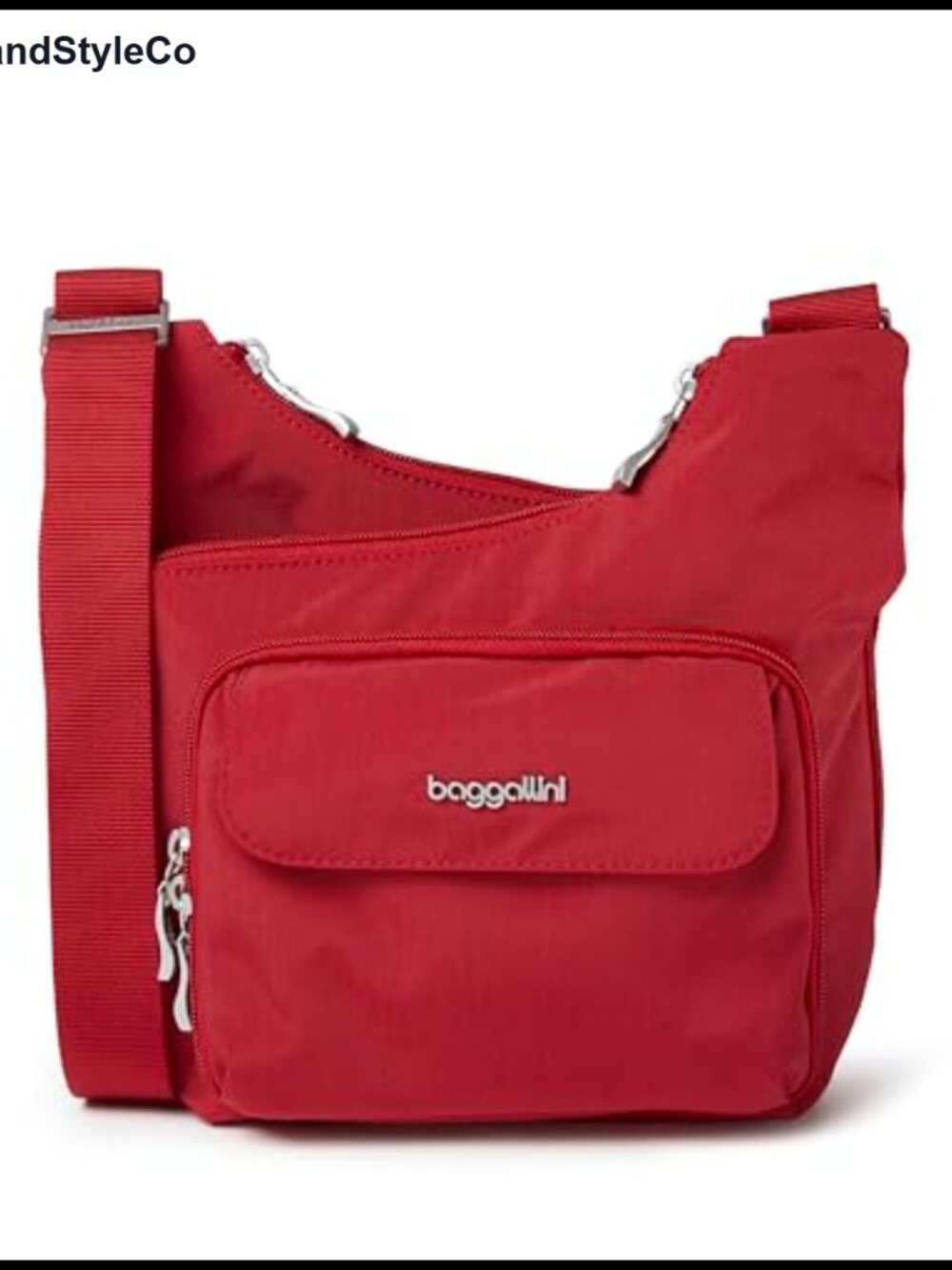 Baggallini Women's Criss Cross Nylon Crossbody Bag Lightweight Travel Purse